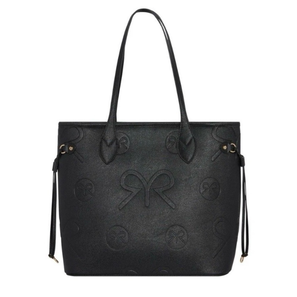 Ruby Ribbon Tote in Black NEW IN PLASTIC